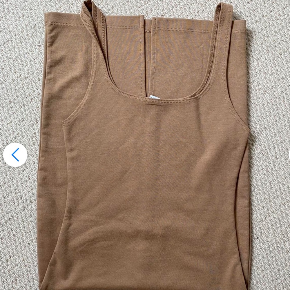 Zara beige midi dress